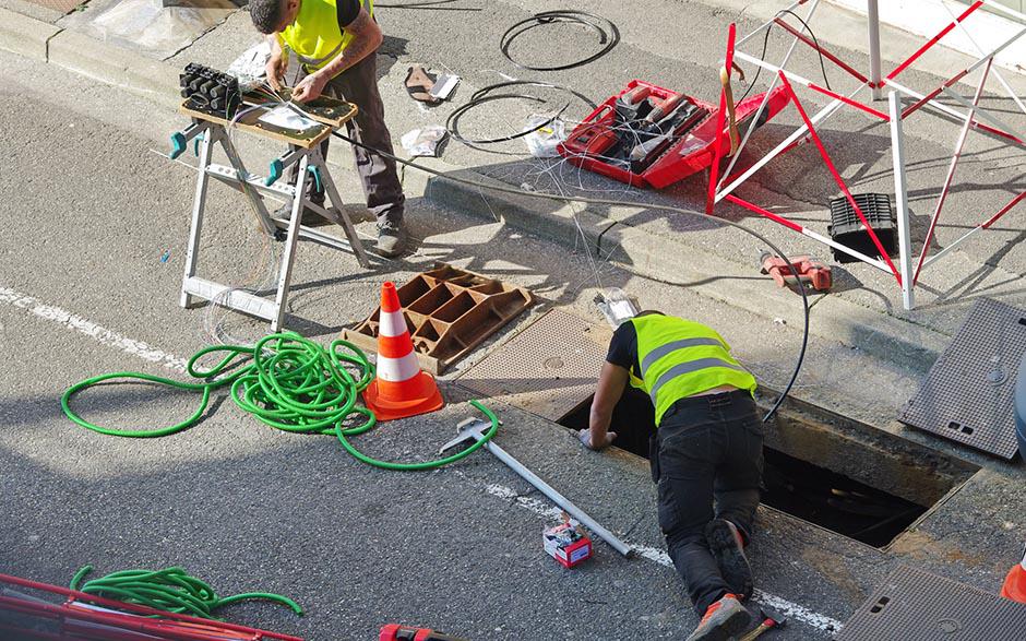 travaux assainissement La Rochette