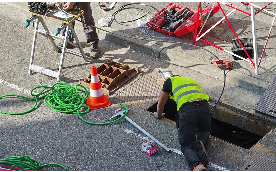 travaux assainissement La Rochette